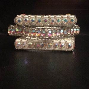 Jeweled Squared Bangles